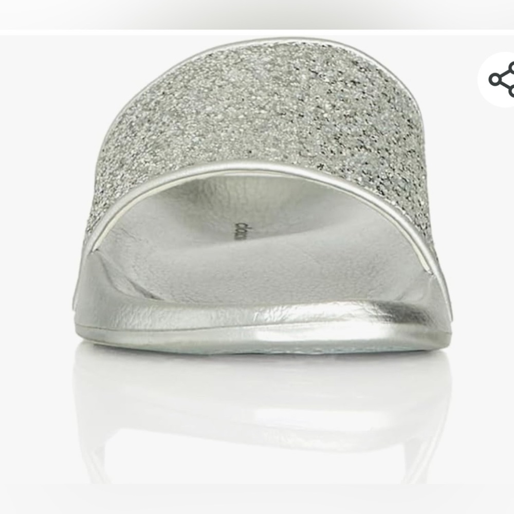 Avenue Women's Cloudwalkers Wide FIT Slide Sally Sparkle Sandal